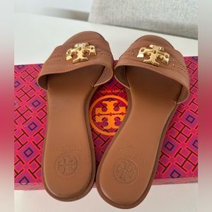 Tory Burch Everly Slide Brown Sandal